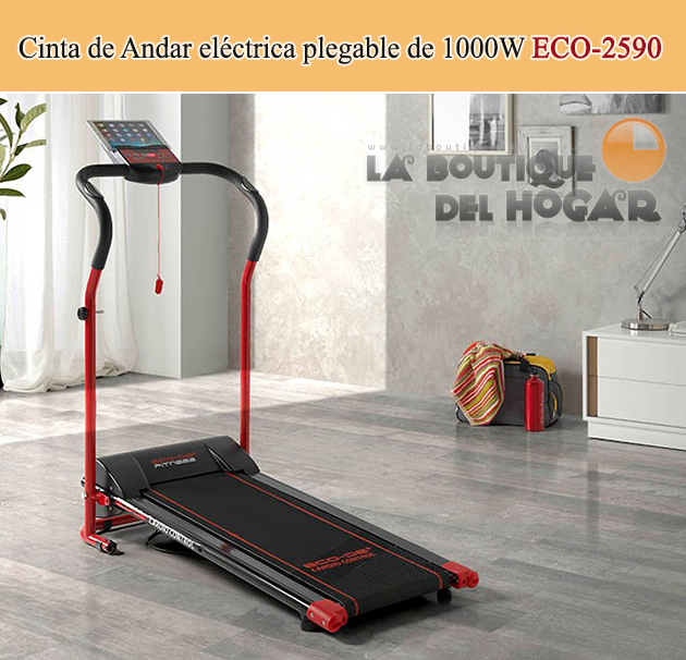 Cinta de Andar eléctrica plegable con 1000W de potencia ECO-2590