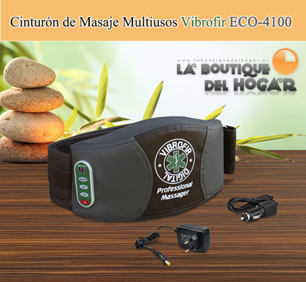 Cinturón de Masaje con Vibración e Infrarrojos Vibrofir Digital ECO-4100
