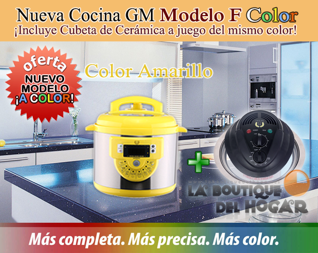 olla Programable GM modelo F Color Amarillo – 6 litros