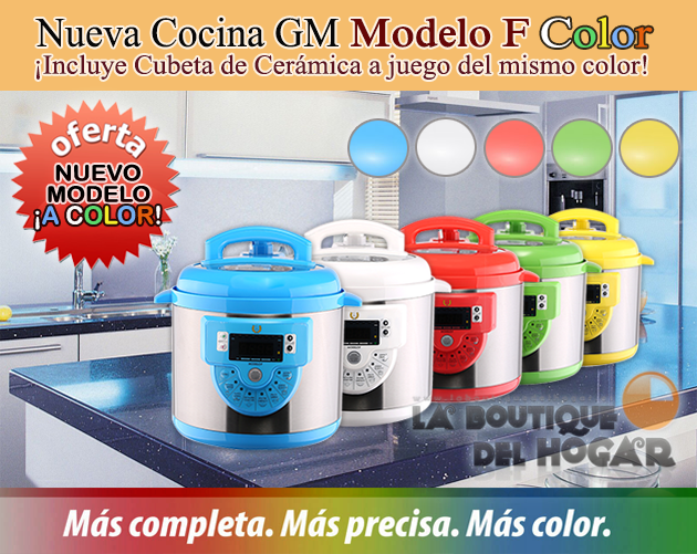 olla Programable GM modelo F Color – 6 litros