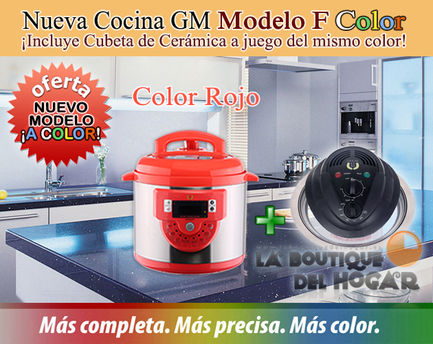 olla Programable GM modelo F Color Rojo – 6 litros