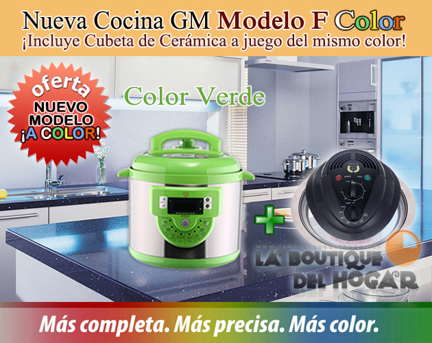olla Programable GM modelo F Color Verde – 6 litros