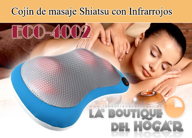 Cojín de masaje Shiatsu con Infrarrojos