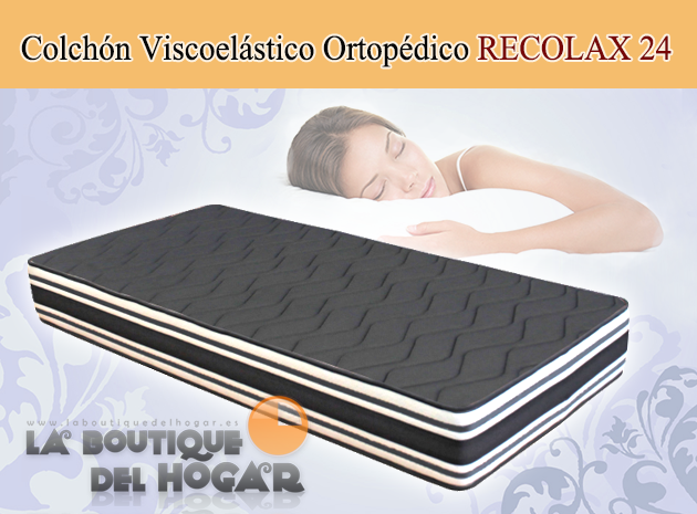Colchón Viscoelástico Ortopédico RECOLAX 24