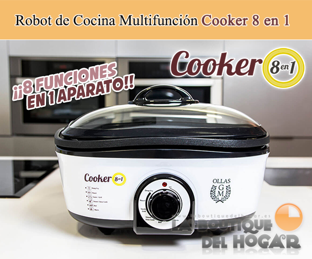 Robot de Cocina Multifuncion Cooker 8 en 1