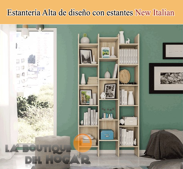 Estantería Alta de diseño con estantes Modelo New Italian