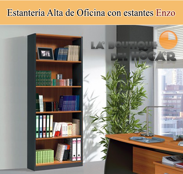 Estantería Alta de diseño con estantes Modelo Office