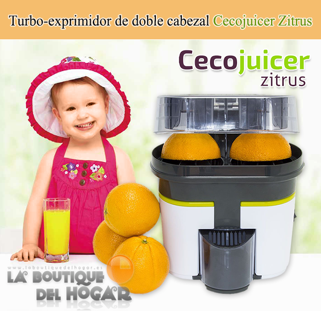 Turbo-exprimidor de doble cabezal Cecojuicer Zitrus