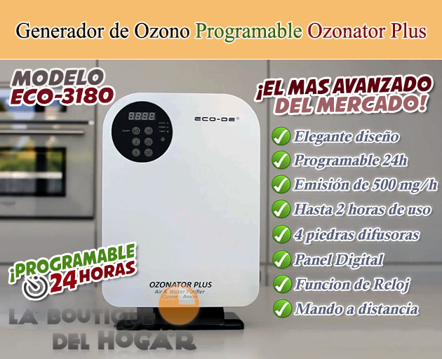 Generador de Ozono portátil