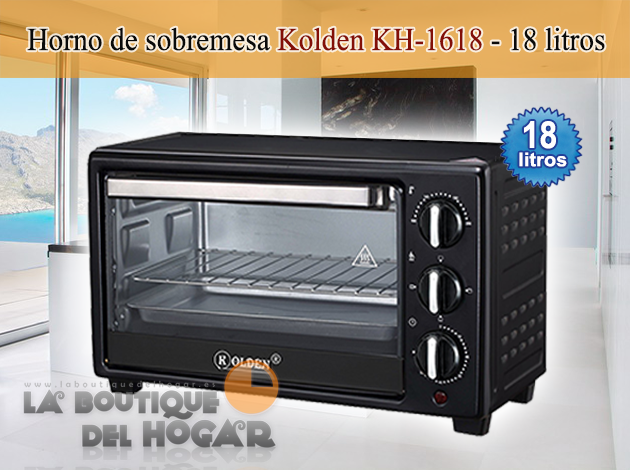 Horno eléctrico de sobremesa Kolden Modelo KH-1618