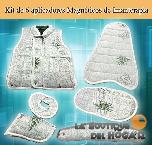 Kit Magnético de 6 aplicadores corporales de Imanterapia
