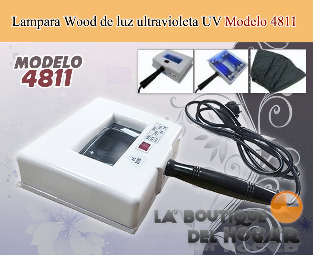 Lampara wood fluorescente de luz ultravioleta UV