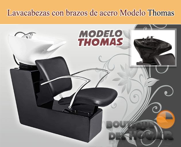Lavacabezas Gama Alta con brazos de acero Modelo Thomas