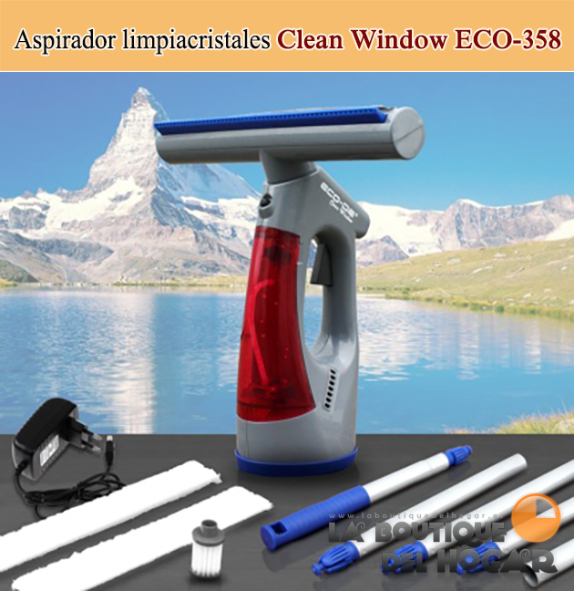 Aspirador limpiacristales ECO-358