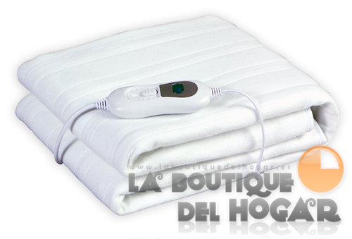 Manta eléctrica Calientacamas Individual con mando 150x80 cm