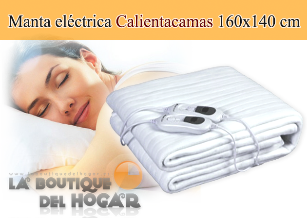 Manta eléctrica Calientacamas Dobole con mando 160x140 cm