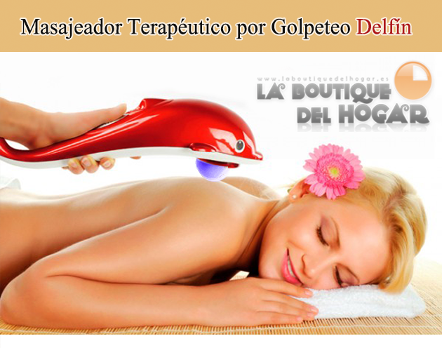 Masajeador profesional Delfín con Golpeteo Knocking e Infrarrojos