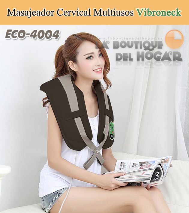Masajeador Cervical Multiusos Vibroneck ECO-4004