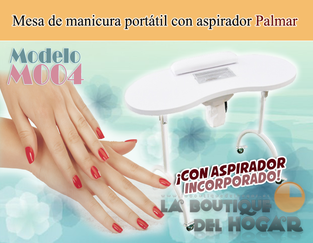 Mesa de manicura Plegable con aspirador