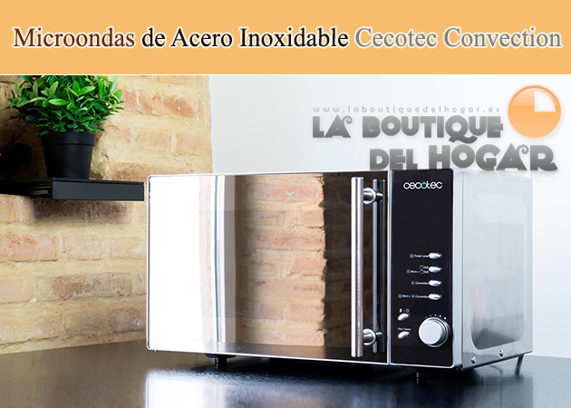 Microondas Cecotec Convection de Acero Inoxidable con Grill