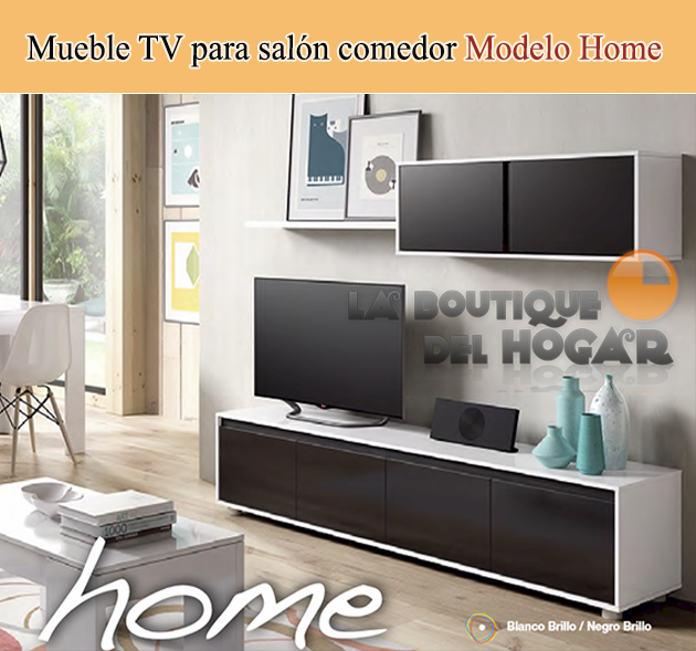 Mueble para salón comedor moderno Modelo Home Black
