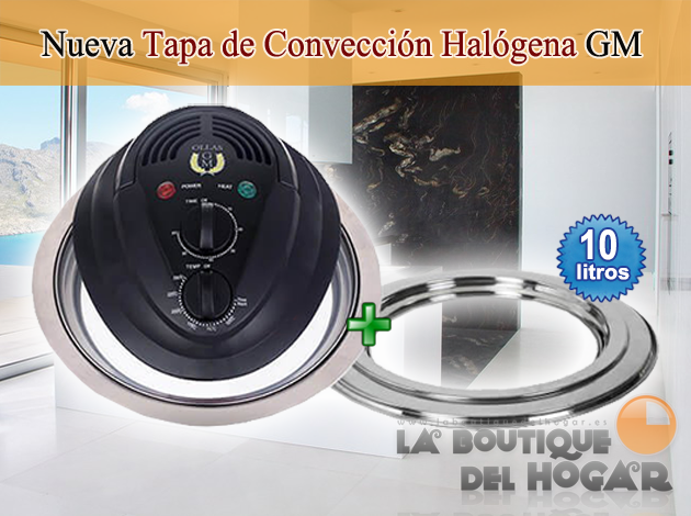 Tapa para convertir cocina en horno de conveccion