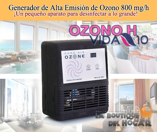Generador de Ozono Purificador Ozono H Vida 10
