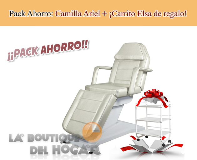 Pack Camilla de estética Ariel + ¡Carrito Elsa de regalo!