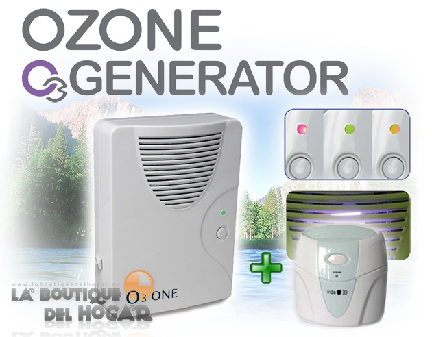 Generador de Ozono Purificador + Generador de Ozono portatil para nevera Vida 10