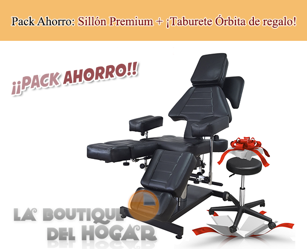Pack Camilla de masaje eléctrica de 2 cuerpos Wenga + ¡Taburete Órbita de regalo!