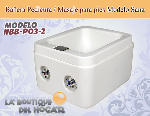Bañera de Pedicura para pies Sana Modelo NBB-P03-2