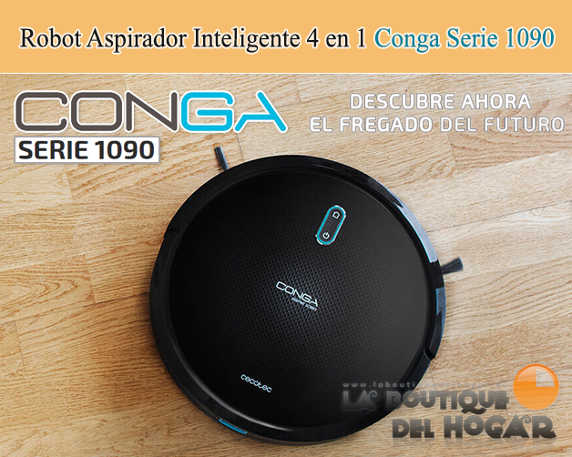 Robot Aspirador Inteligente con Autocarga Conga Serie 1090