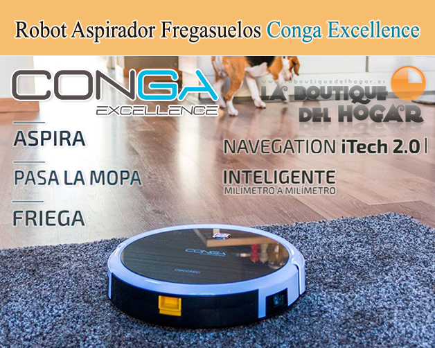 encabezado robot aspirador inteligente conga excellence