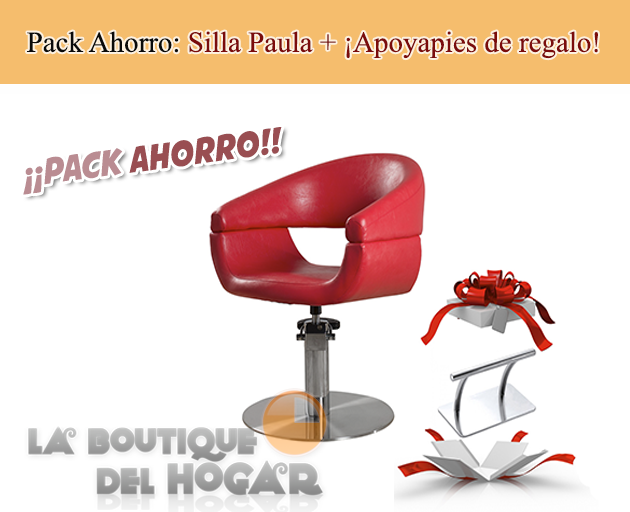 Silla hidráulica de peluquería Modelo Paula