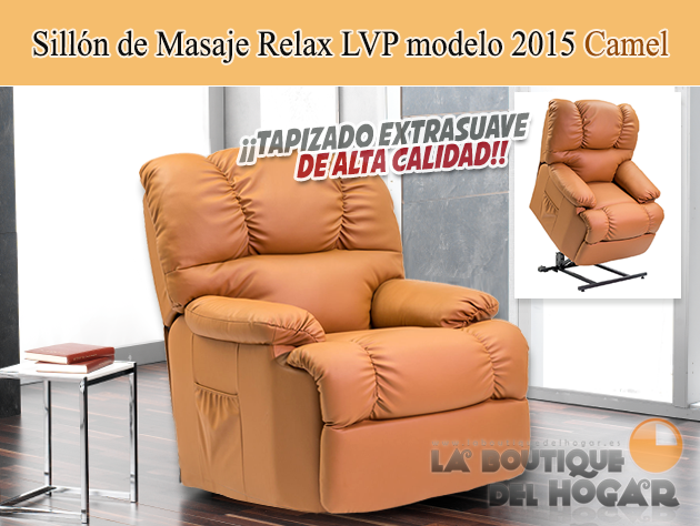 Sillon Masaje Relax Levantapersonas Modelo 2015 Camel
