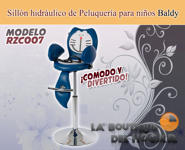 Sillón hidráulico de Peluquería para niño Baldy Modelo RZC012
