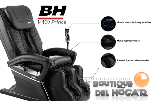 Sillón de Masaje Shiatsu de Gama Alta BH Prince M400