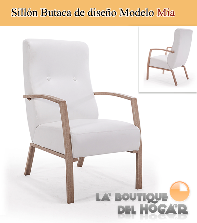Sillón Butaca de diseño Modelo Mia