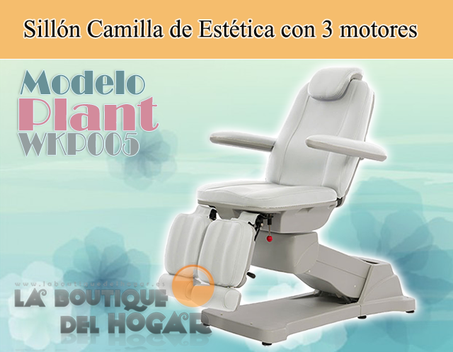 Sillón Podología Gama Alta de 3 motores con agujero facial Modelo Plant WKP005