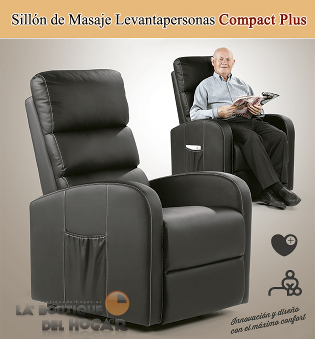 Sillon Masaje Relax Levantapersonas Modelo Compact Plus