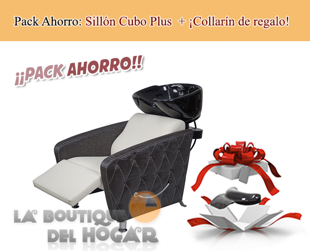 Lavacabezas Cubo Plus reclinable Modelo NBB-PM01 + ¡Protector de cuello de regalo!