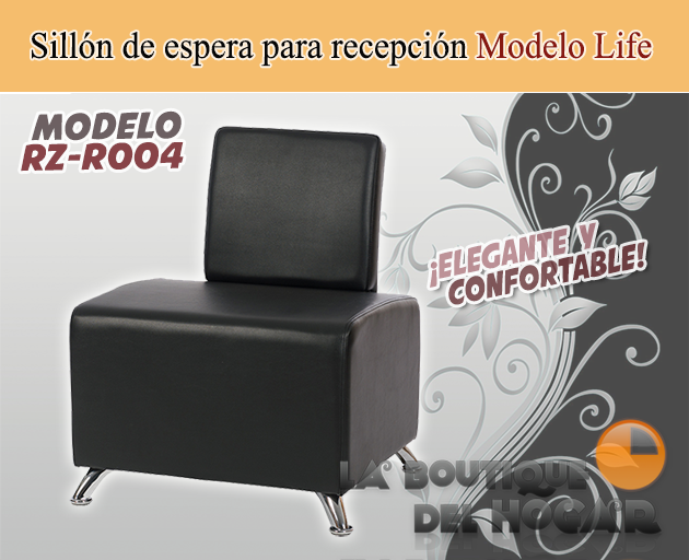 Sillón de espera para recepción Life Modelo RZ-R004