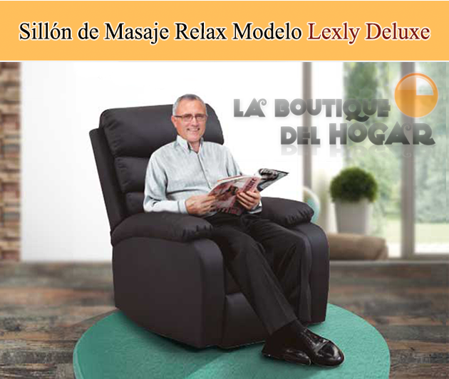 Sillón de Masaje Relax Modelo Lexly Deluxe