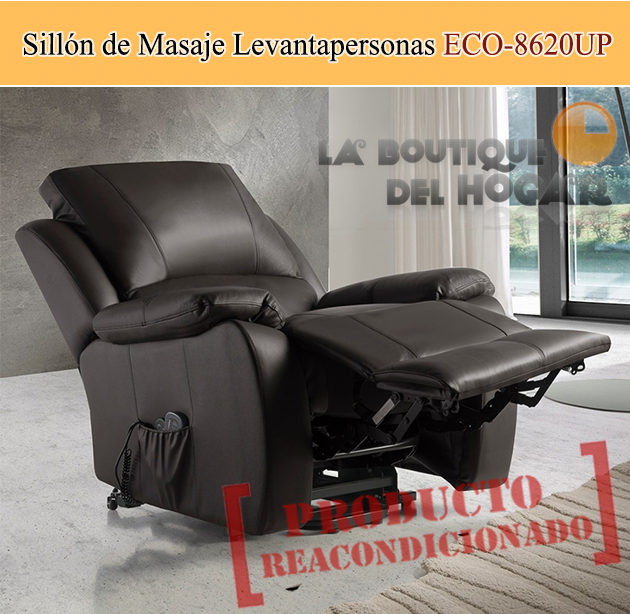 Sillón de piel con Levantapersonas ECO-8620UP