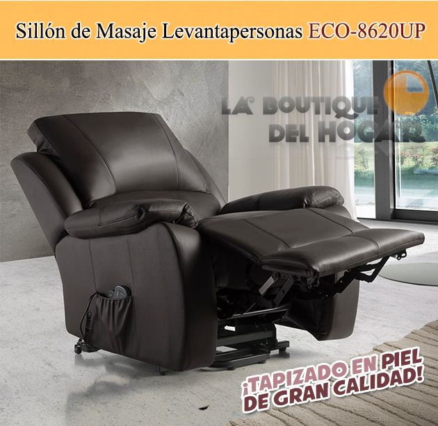 Sillón de piel con Levantapersonas ECO-8620UP