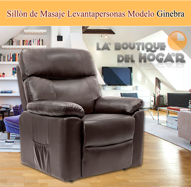 Sillón de Masaje Relax Levantapersonas Modelo Ginebra