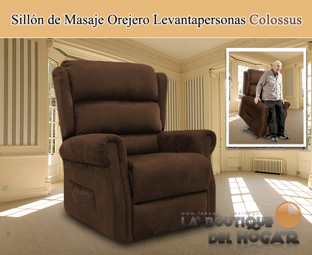 Sillón de Masaje Orejero Levantapersonas Modelo Colossus