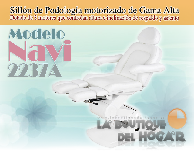 Sillón de Podología motorizado de Gama Alta Modelo Navi 2237A