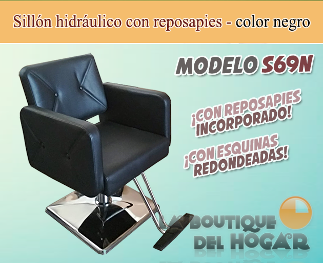 Sillón hidráulico con reposabrazos Modelo S69N