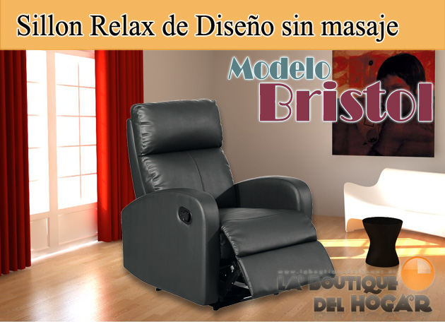 Sillon Relax de Diseño sin masaje Modelo Bristol